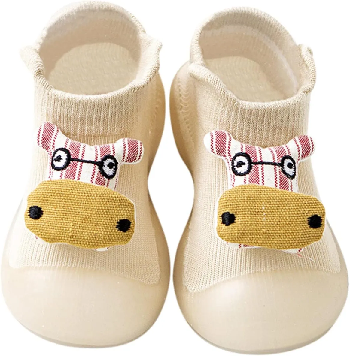 Baby Sock Shoes,Newborn Boys Girls Shoes Cute Cartoon Animals Soles First Walkers Antislip Shoes Prewalker Baby Boots