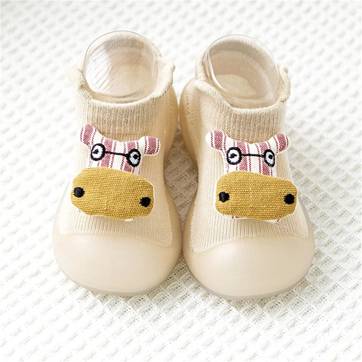 Baby Sock Shoes,Newborn Boys Girls Shoes Cute Cartoon Animals Soles First Walkers Antislip Shoes Prewalker Baby Boots