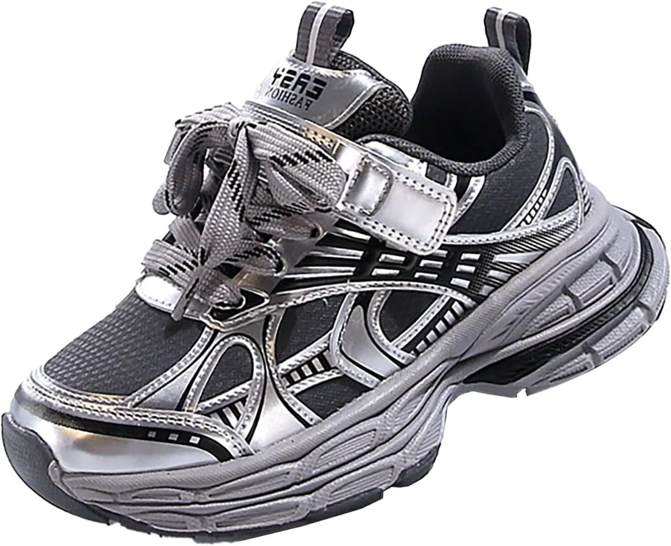 Boys Girls Kids Sneakers Tennis Running Shoes Unisex Lace-up Lightweight Breathable Walking Shoes for Kids Girls