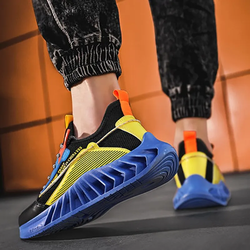 Casual Men Shoes New Lightweight Platform Men Athletic Shoes
