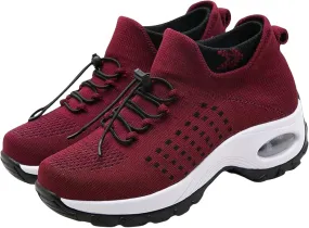 Comfort Wear Orthowear Shoes for Women Men Comfortwear Ortho Stretch Cushion Shoes Women Plantar Fasciitis Walking Shoe Slip On Trainers Comfortable Casual Ladies Athletic Sneakers Thick Bottom