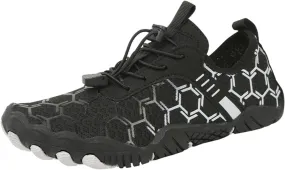 Grounded Footwear for Women Hike Barefoot Shoes Women Wide Toe Box Comfortable Water Shoes Lightweight Breathable Casual Hiking Sneakers Quick Dry Fashion Sneakers for Walking, Running, Gym Athletic