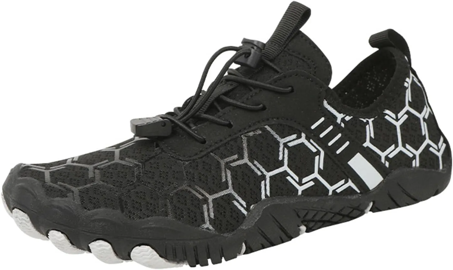 Grounded Footwear for Women Hike Barefoot Shoes Women Wide Toe Box Comfortable Water Shoes Lightweight Breathable Casual Hiking Sneakers Quick Dry Fashion Sneakers for Walking, Running, Gym Athletic