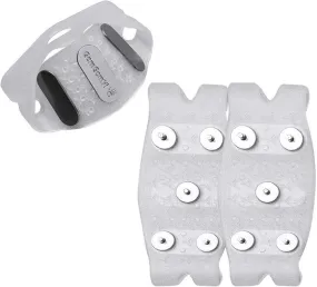 Ice Cleats Snow Traction Cleats Crampons for Shoe and Boots Non-Slip Overshoe for Walking on Snow and Ice Rubber Walking Cleats Anti Slip Crampons