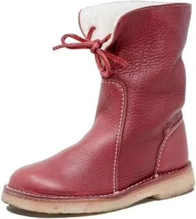 Ladmiple Snow Boots For Women Wide Width Warm Ankle Booties Comfortable Lace Up Outdoor Fur Lined Combat Winter Shoes