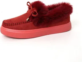 Lausiuoe Snow Boots For Women Cute Wide Calf Winter Fur Lining Warm Ankle Booties Fashion Trendy Outdoor Fuzzy Shoes 2022