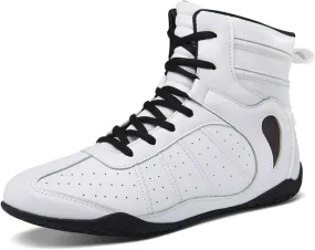 Men's Women's Wrestling Boxing Shoes Non-Slip Breathable High Traction Combat Boxing Wrestling Training Sneakers