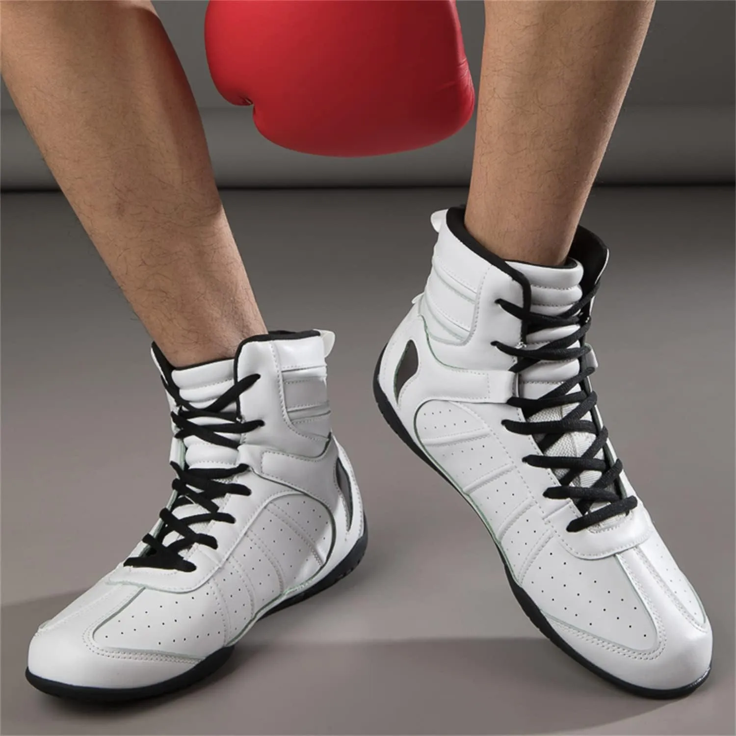 Men's Women's Wrestling Boxing Shoes Non-Slip Breathable High Traction Combat Boxing Wrestling Training Sneakers