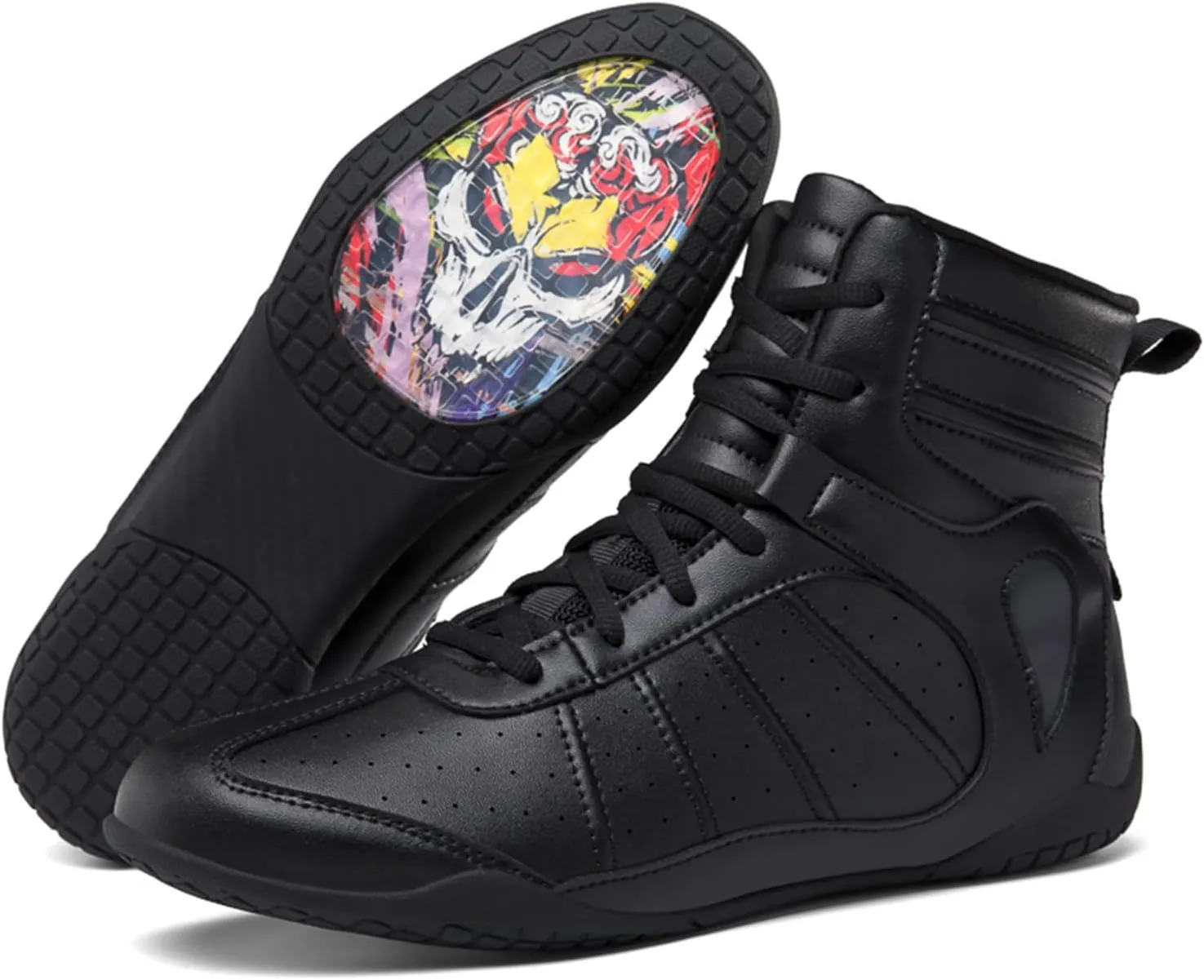 Men's Women's Wrestling Boxing Shoes Non-Slip Breathable High Traction Combat Boxing Wrestling Training Sneakers