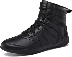Men's Women's Wrestling Boxing Shoes Non-Slip Breathable High Traction Combat Boxing Wrestling Training Sneakers