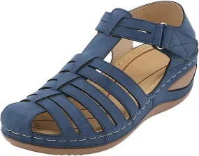 Ortho Walking Sandals for Women Sandals Women Dressy Summer Flat Gold 12w Diabetic Sandals for Women Wide Orthotic Slippers for Plantar Fasciitis Black Flats Shoes Women Women's Dressy Sandals
