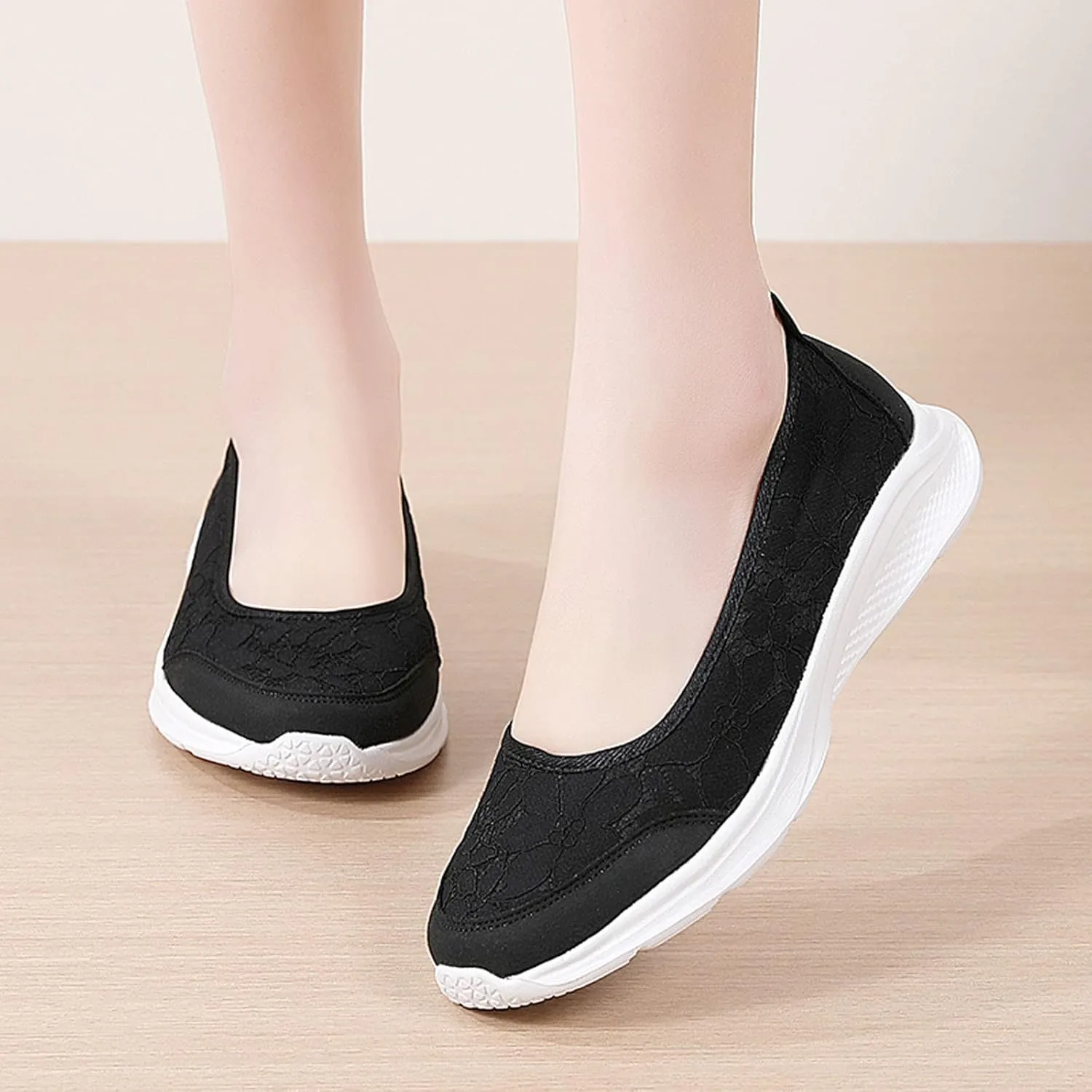 Orthopedic Casual Shoes for Plantar Fasciitis Relief Womens Slip On Walking Sneakers with Arch Support Comfortable Loafers Diabetic Feet