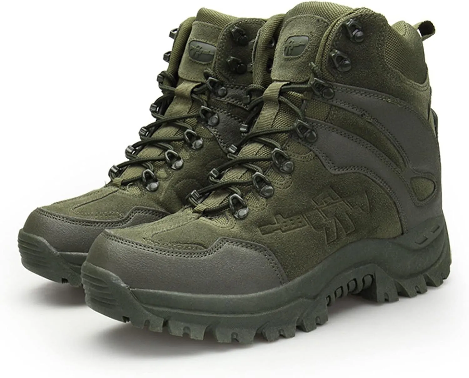 Tactical Military Combat Boots Men Army Hunting Trekking Camping Mountaineering Winter Shoes  Insoles,A-40 EU