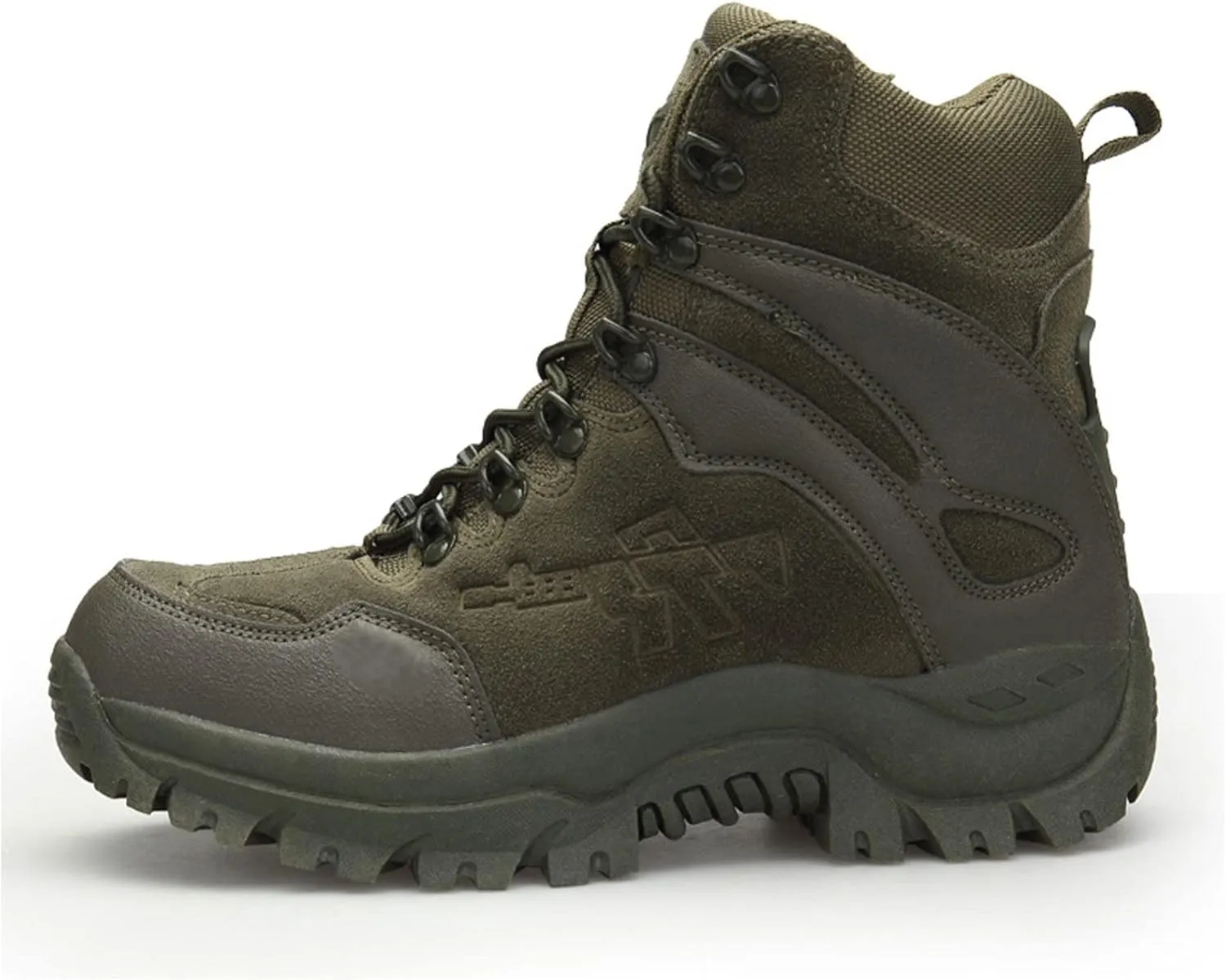 Tactical Military Combat Boots Men Army Hunting Trekking Camping Mountaineering Winter Shoes  Insoles,A-40 EU