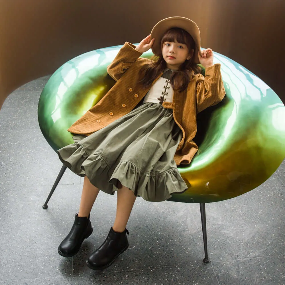 Tassel Tail Kids Chelsea Boots