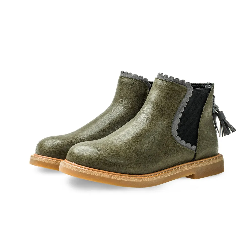 Tassel Tail Kids Chelsea Boots