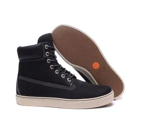 Timberland Icon Nubuck with Rubber Sole Black Waterproof Boots