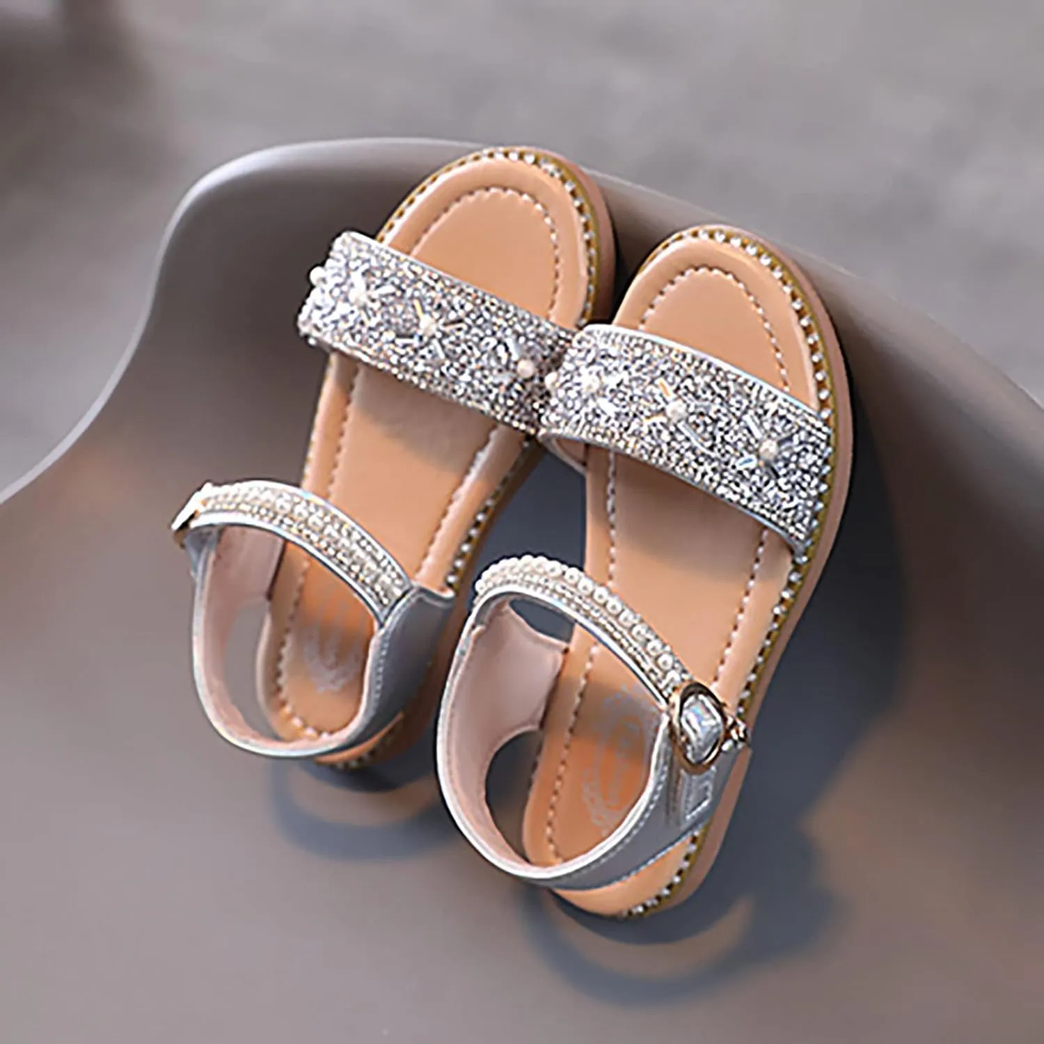 Toddler Girl Shoes,Toddler Girl Sandals Easter Flower Girl Dress Shoes Open Toe Little Kid Summer Kids Shoes
