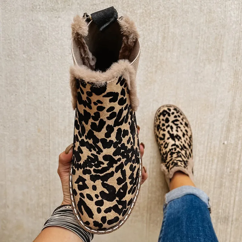 Warm Plush Ankle Boots