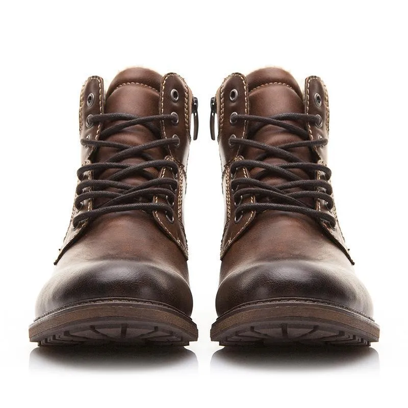 winter men warm shoes martin boots