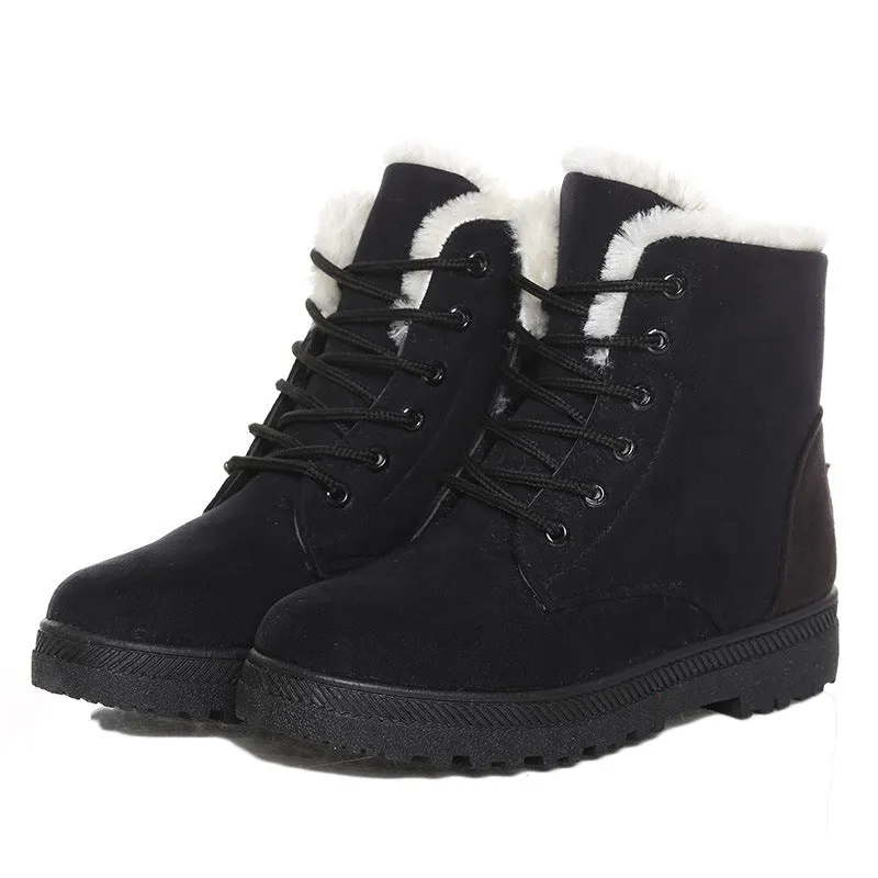 Women Boots 2018 New Women Winter Boots Warm Snow Boots