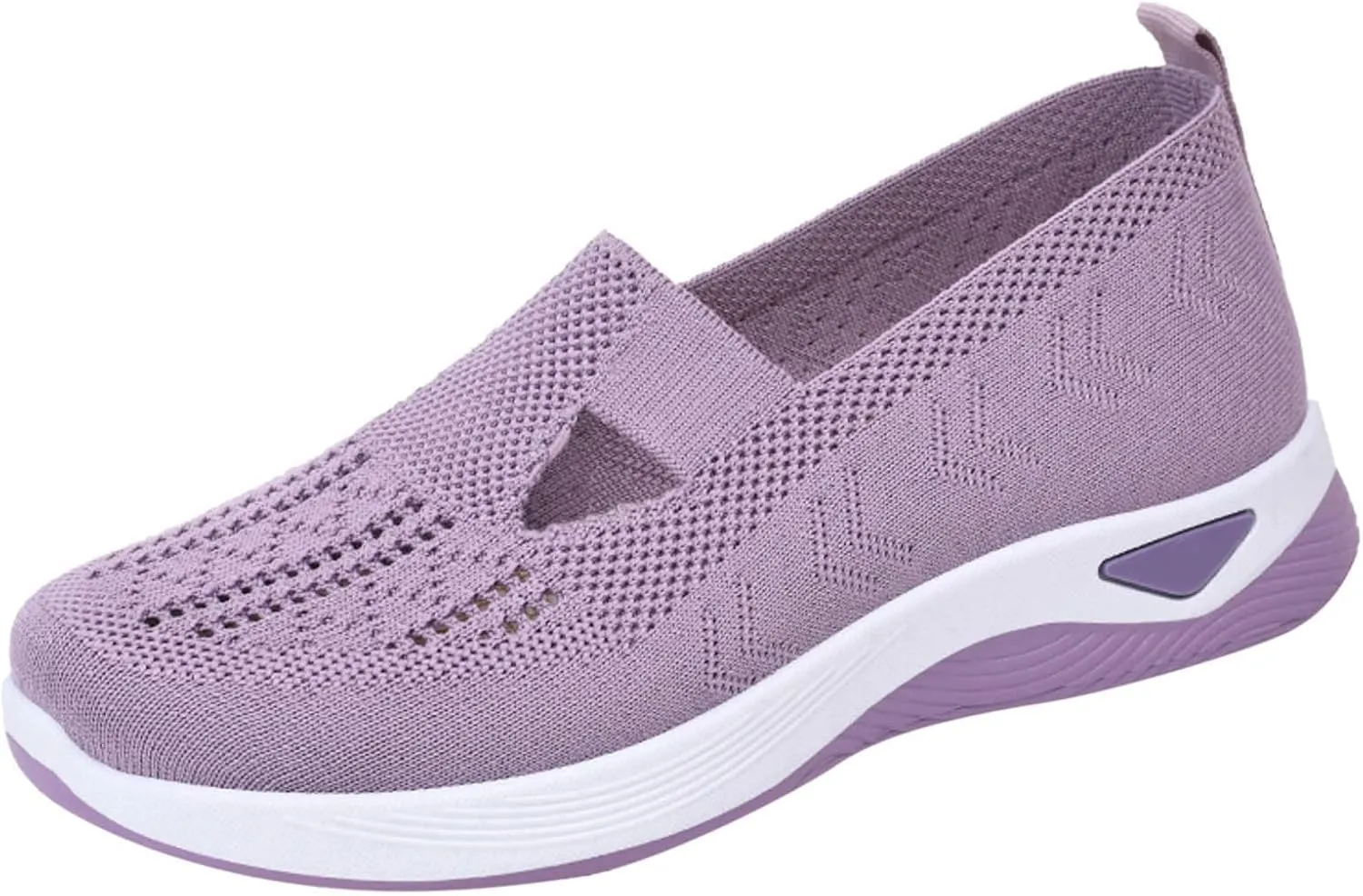 Womens Orthopedic Comfortable Walking Shoes Slip On Sneakers with Arch Support Casual Loafers Plantar Fasciitis Relief Foot Heel Pain Diabetic