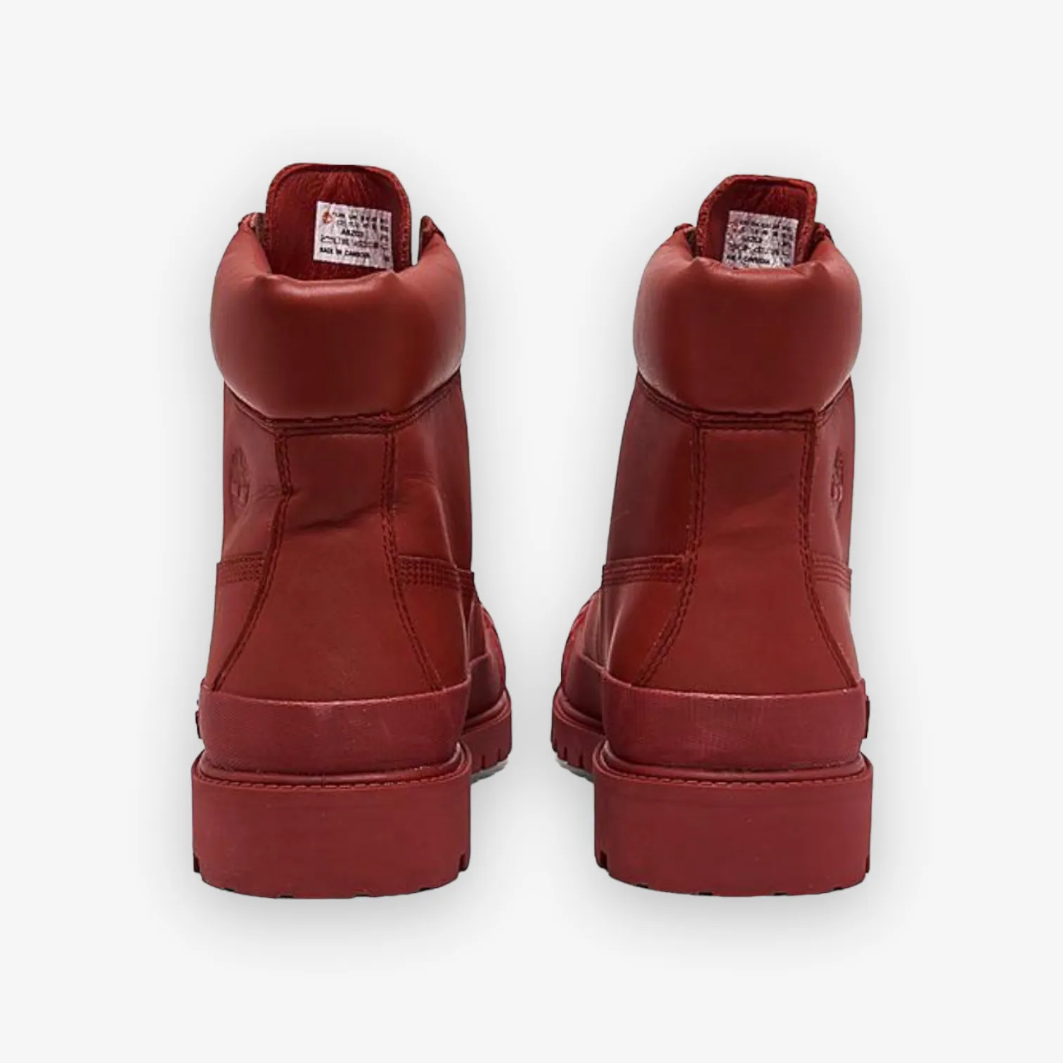 Women's Timberland Bee Line Presented by Billionaire Boys Club Premium 6" Rubber Toe Waterproof Red Smooth TB0A5ZRY-626