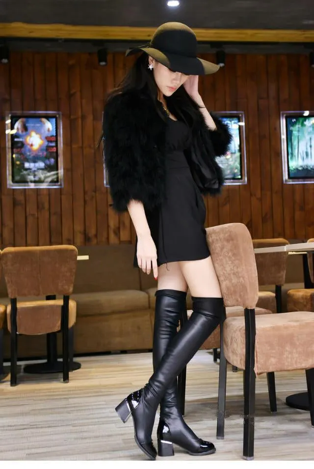 Women's Winter Warm Casual Over-Knee High Shoes