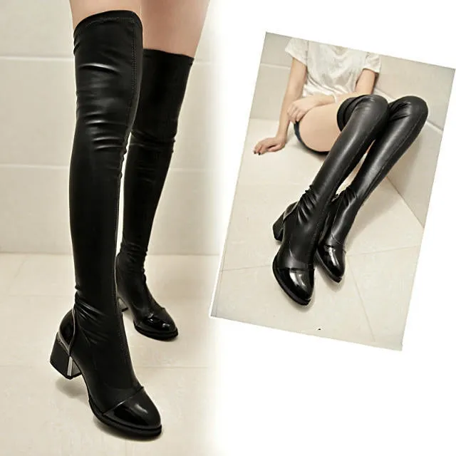 Women's Winter Warm Casual Over-Knee High Shoes